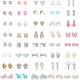 Stainless Steel Stud Earrings For Women Unicorn Candy Little Girls Cute Hypoallergenic Earrings Set Stainless Steel Stud Earrings For Women Unicorn Candy Little Girls Cute Hypoallergenic Earrings Set